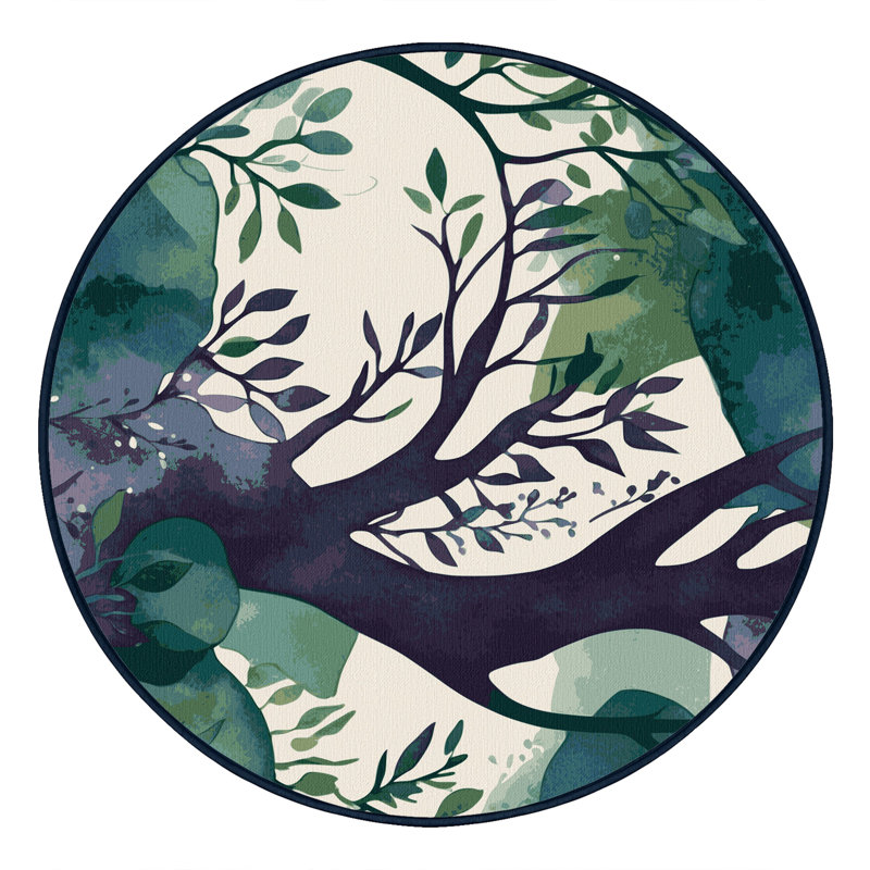 Celestial Woods Rug, Round 4'