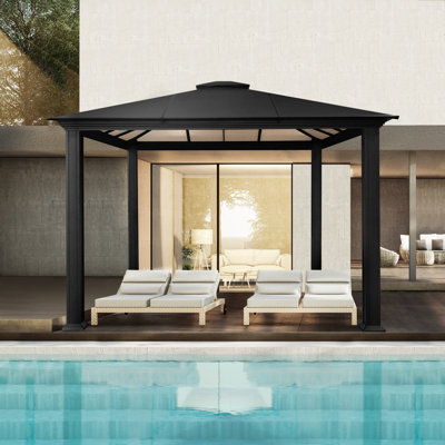 Santa Monica Aluminum Patio Gazebo -  Paragon-Outdoor, GZ3-1012