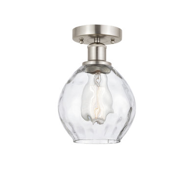 Oceanne Glass Semi Flush Mount