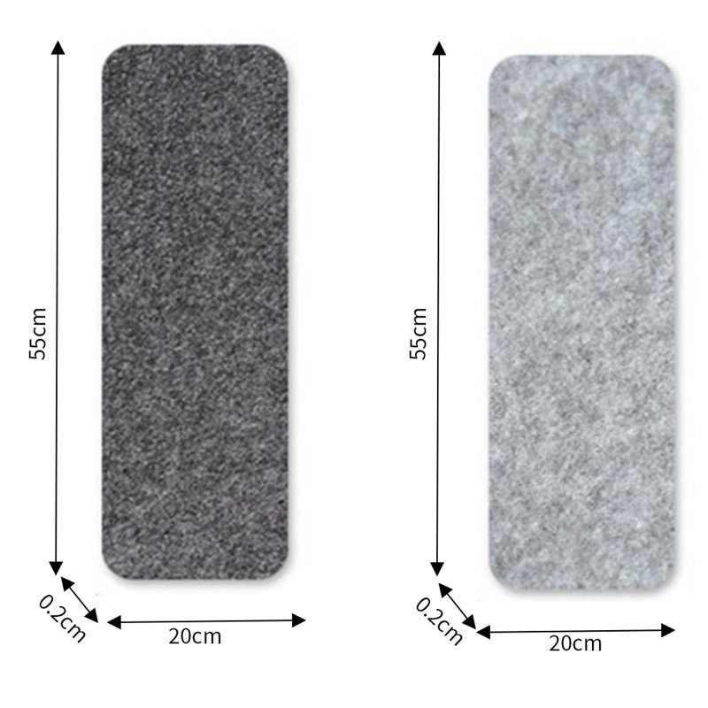 Canyonville Non-Slip Backing taupe Stair Tread