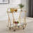 Furqan Brass Serving Cart