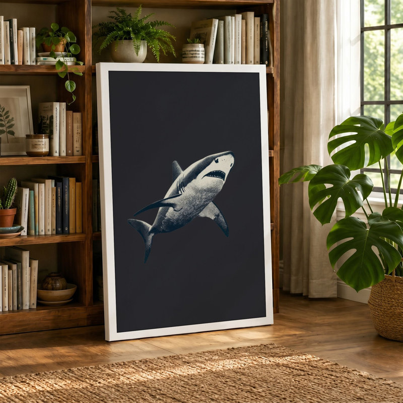 Print, 36x24 - 91.4 x 61.0 cm, Teal Border