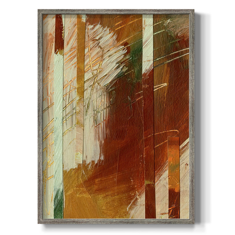 WheatenI Framed Print - Solid Wood, 11" H x 9" W