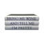 Quote Handmade Decorative Book in White/Black/Light Gray