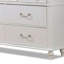 7 tiroirs Virgil Commode blanche
