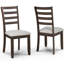 Ensemble de salle à manger 7 pièces avec table multifonctionnelle, chaises rembourrées et compartiments de rangement cachés à double extrémité, finition en bois riche, ensemble de table de salle à manger-510793895