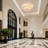 23.6" 5-Head Dimmable LED Layered Crystal Ceiling Llight (Rose Gold)