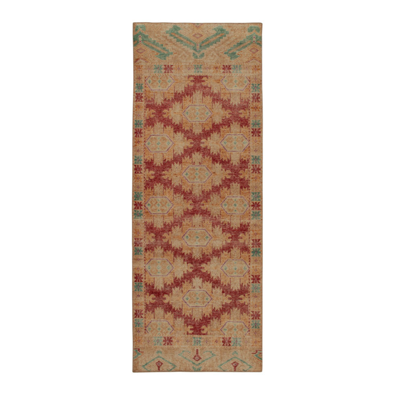One-of-a-Kind 3' X 8' Hand Knotted Area Rug