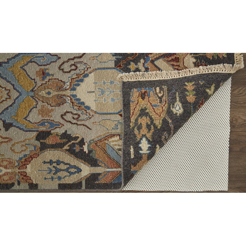 Leylan Wool Ikat Area Rug, Rectangle 3'6" x 5'6"