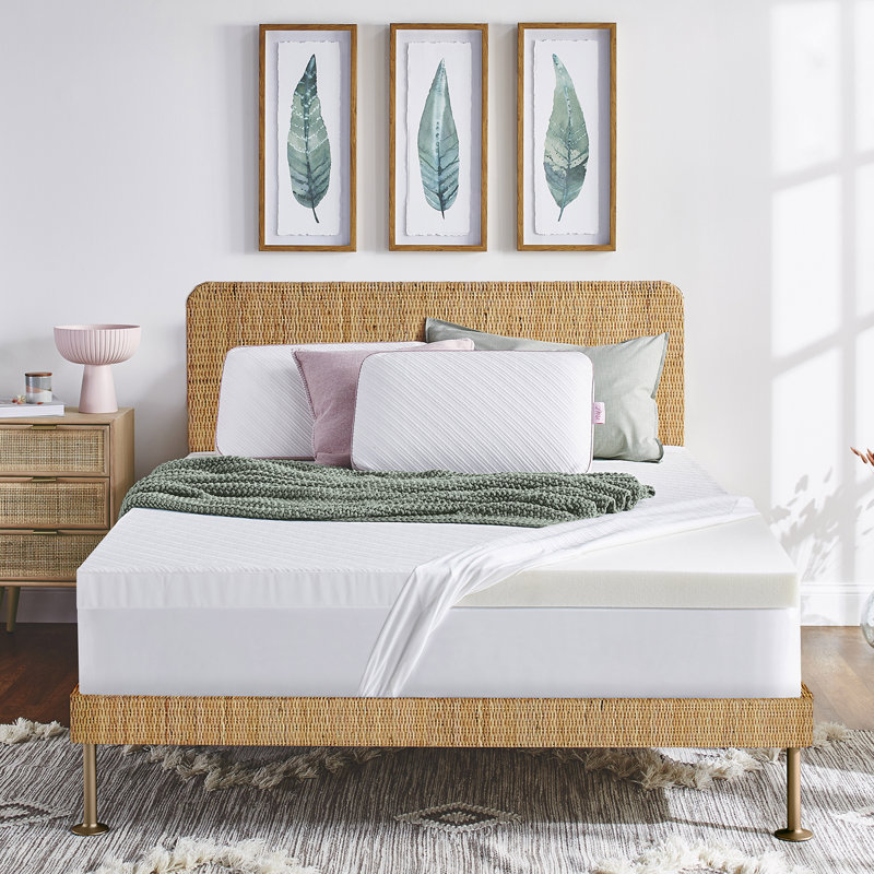 Advanced Support 3'' Memory Foam Mattress Topper, Queen