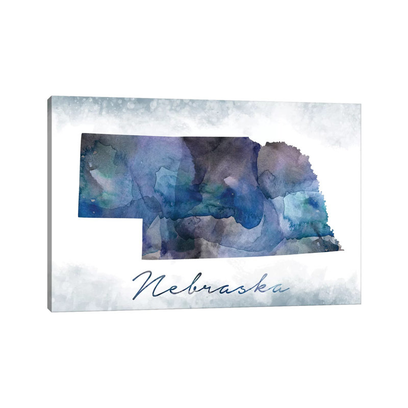 North Carolina State Bluish, H 8 po x l 12 po x P 0,75 po, Nebraska