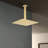 Rain Fixed Shower Head 1.8 GPM GPM with Self-Cleaning-90694470