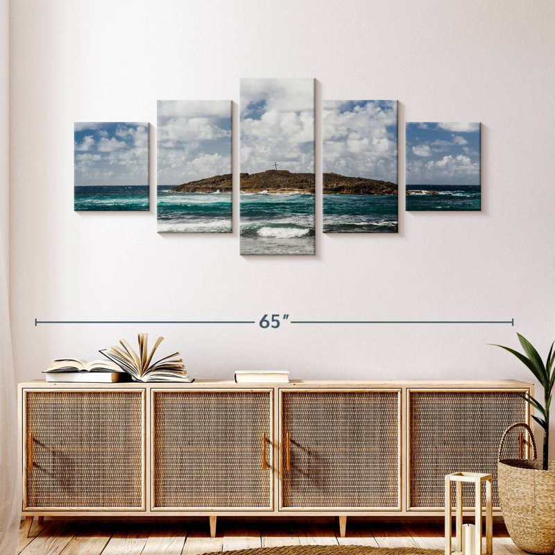 Puerto Rico Seascape, 24" H x 55" W