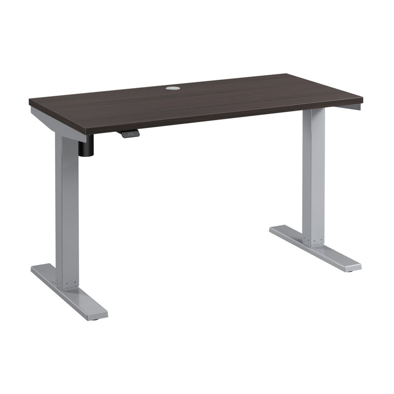 Height Adjustable Standing Desk, 47.6" W x 23.35" D, Storm Gray