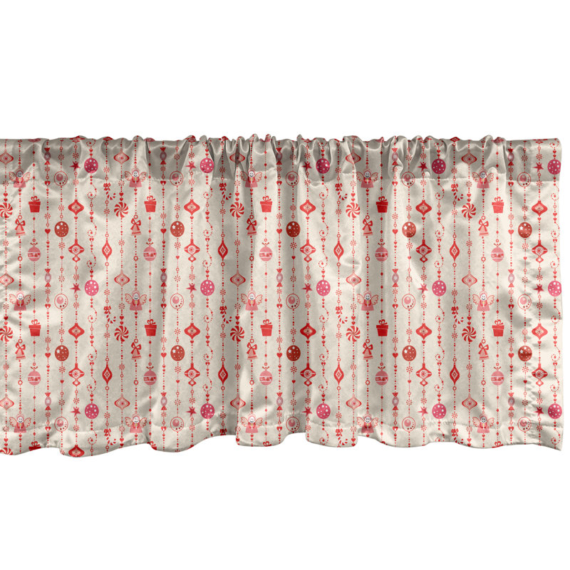 Ensemble de 2 cantonnières Ambesonne Turquoise 51177, L 54 po x L 12 po