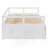 Wooden Daybed with Trundle Bed and Two Storage Drawers, Extendable for Extra Sleeping Space in Bedrooms and Living Rooms-104754833
