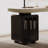 Exquisite Black And White Storage Writing Desk-1844027696