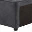 Fauteuil d'appoint rembourré en tissu gris Classic