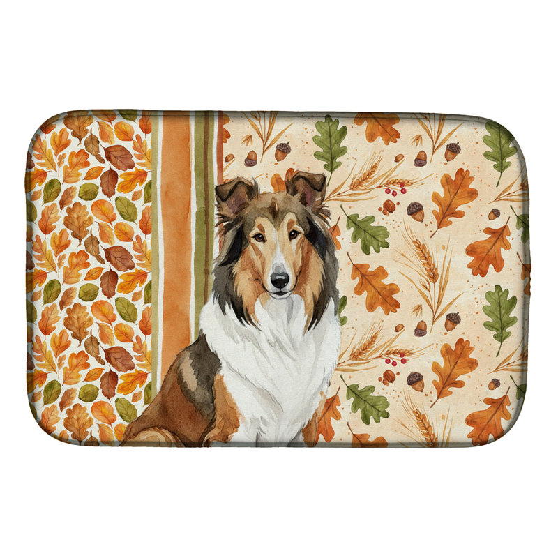 Tapis de séchage d'automne Sable Collie Heirloom