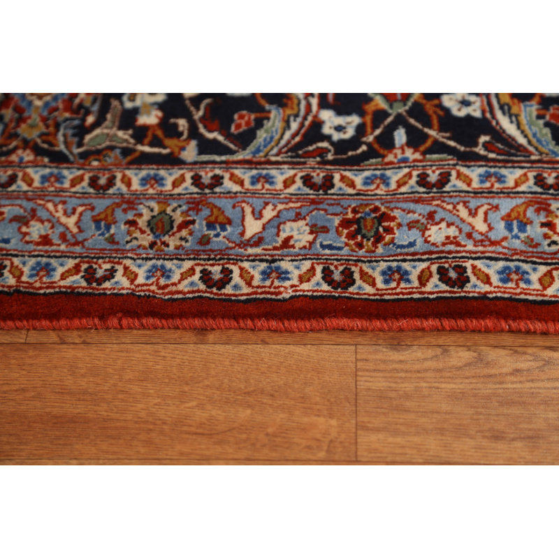 Tapis persan Kashan noué à la main 8 x 11