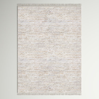 Whitley Handmade Flatweave Beige Area Rug