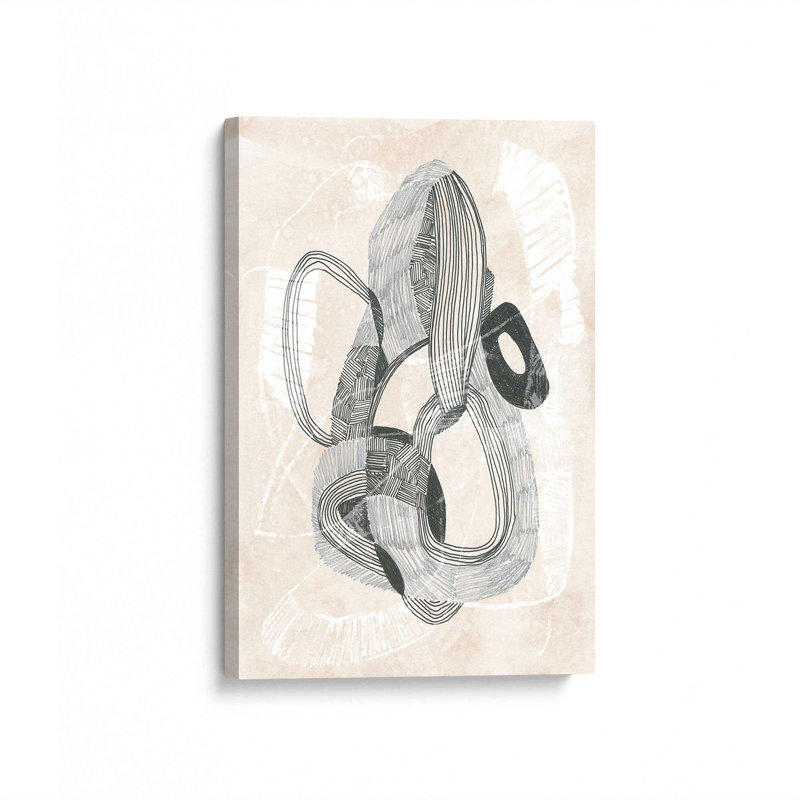 Impression sur toile Chalkline Roundabout I par June Erica Vess, H 24 po x l 18 po