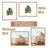Picture Frame With Mat, Natural Wood Picture Frames Set Of 4 Packs, Wood Frame High Definition Glass Frame, MDF Wood Frame Tabletop And Wall Mounting Horizontal Or Vertical Display-1768059049-1768059054