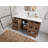 Atlanta Teak 60'' Single Bathroom Vanity with Quartz Top