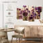 Harnek rose et fleurs mauves-108783667
