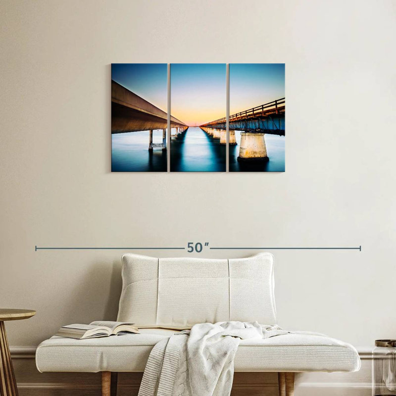 Lilie Florida Keys Seven Mile Bridge, 20" H x 33" W