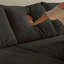 Canapé modulaire Cloud avec 1 repose-pieds, canapé rembourré moderne, canapé en U confortable pour le salon, canapé d'angle à assise profonde, aucun assemblage requis-121068875