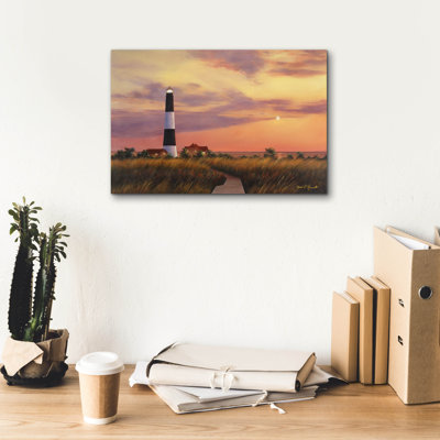 Breakwater Bay ' Fire Island Lighthouse' by Diane Romanello, Canvas Wall Art