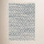 Melange Diamond Blue Handwoven Cotton Rug-1897424414