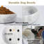 Gamelle en marbre pour chiens et chats, au design robuste.-115997570-115997569