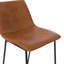 Melendy Upholstered Counter Stool with Metal Frame