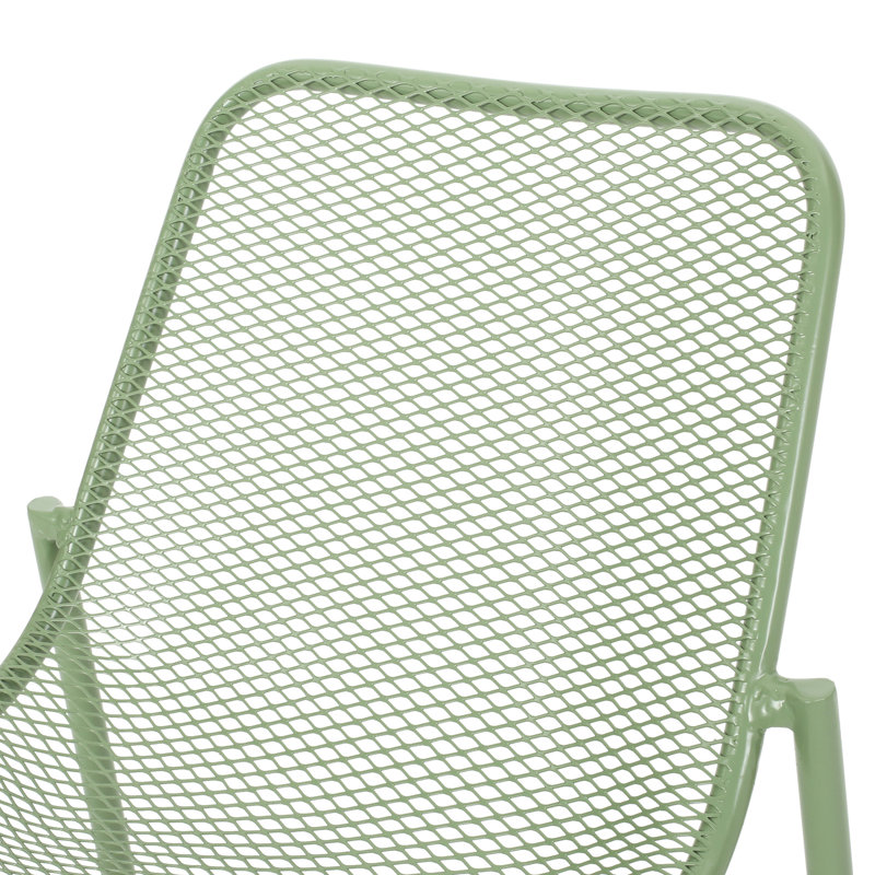 Chaises empilables d'extérieur modernes, assise, l 25,62 po x P 22,66 po, H 25,62 po, structure en fer, l 26 po