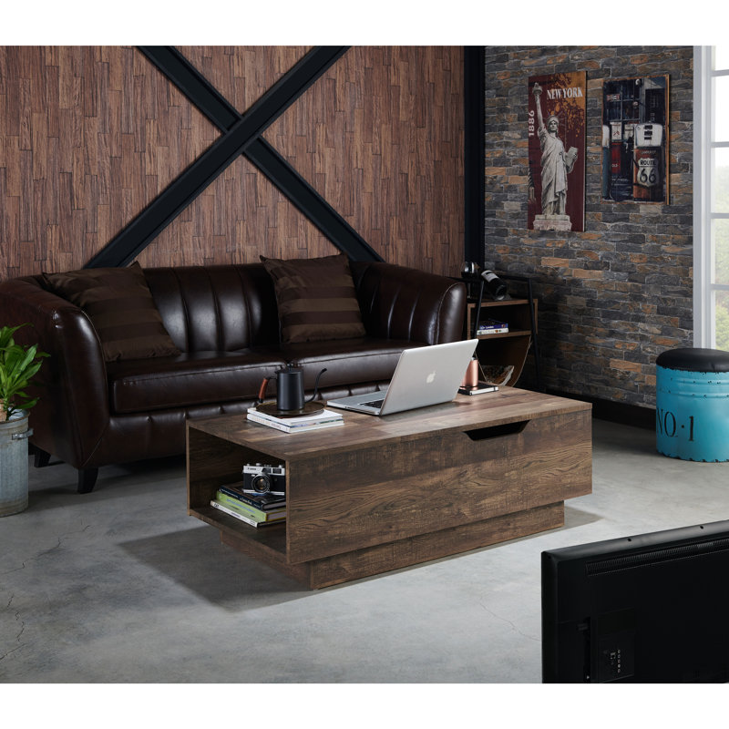 Kianna Single Coffee Table, Reclaimed oak