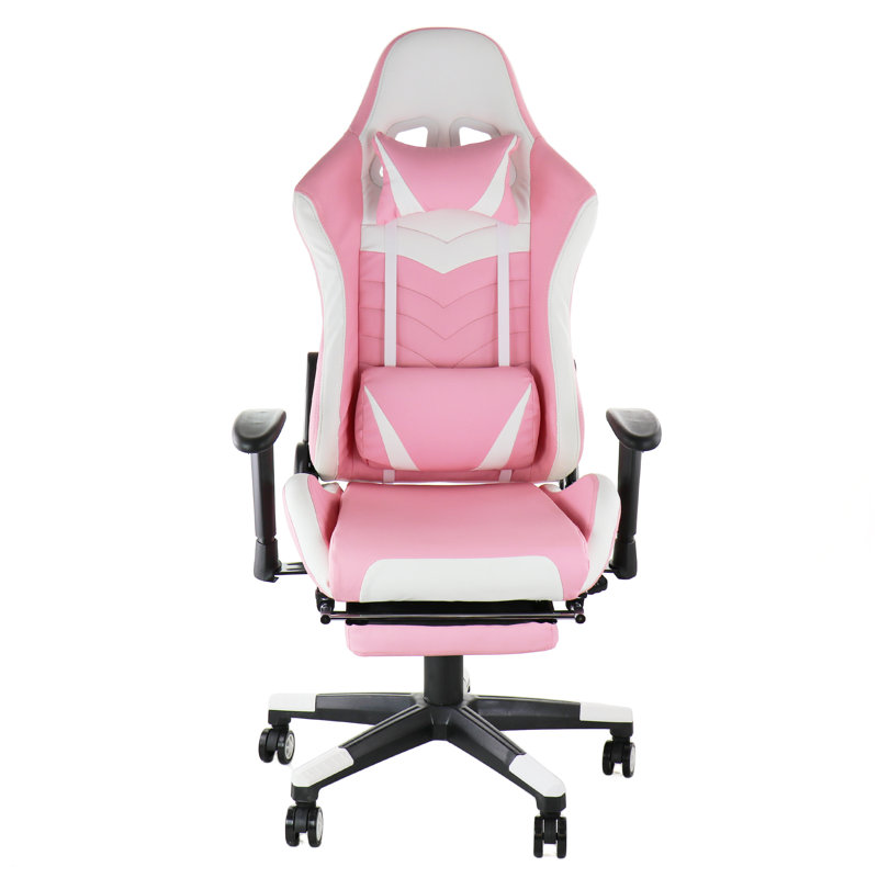 Fauteuil de jeu, Rose / blanc