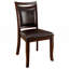 Ensemble de 2 chaises d'appoint de salle à manger transitionnelles