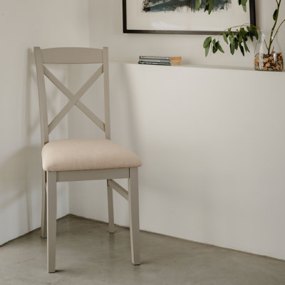 Bayou 50cm H Upholstered Cross Back Side Chair