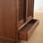 Simple solid wood storage cabinet
