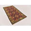 Tapis zone en laine 3 pi 5 po x 6 pi 5 po à la main one-of-kind noué la bourgogne/beige Maumelle