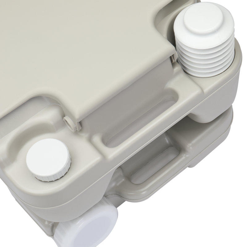 2.6 Gallon HDPE Outdoor Portable Camping Toilet