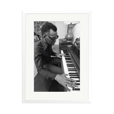 Ray Charles at home