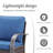 Bobra Outdoor Wicker Swivel Rocking Patio Lounge Chair with Cushions set of 2-1716836424