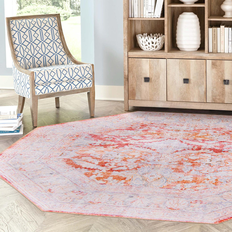 Mcclamma Chenille Oriental Indoor Rug, Rectangle 3'6" x 5'6"