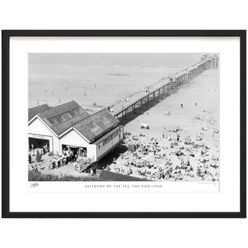 Saltburn By The Sea, The Pier C1960 - Single Picture Frame Print, 28cm H x 36cm W x 2.3cm D