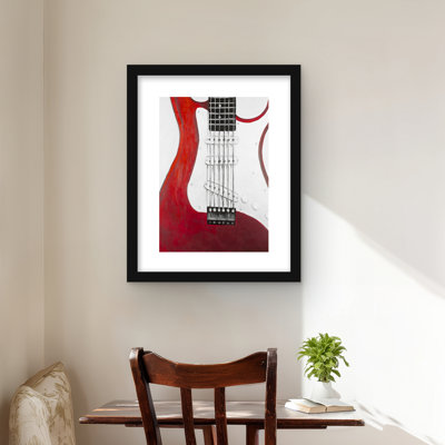 Guitare électrique rouge - passe-temps passe-partout