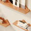 Tablette murale en bois massif