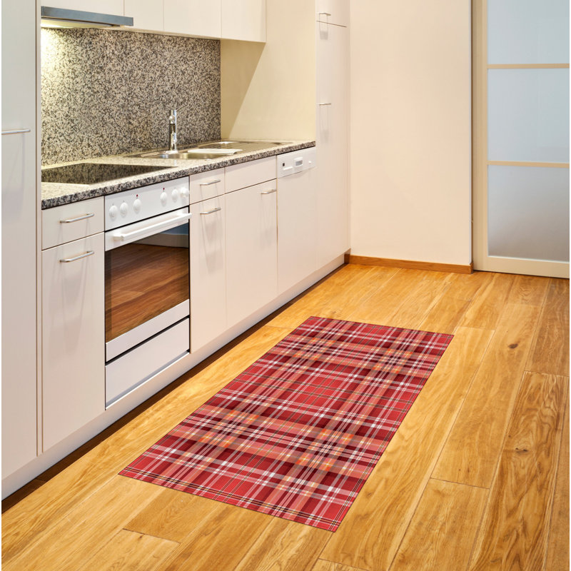 Checkered High Density Long Fiber Poly Threads Decorative Area Rug Carpet, Rectangle 2'7" x 5'